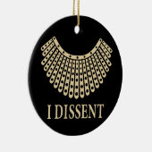 Ruth Bader Ginsburg, RBG I Dissent Collar, RBG Keramik Ornament (Rechts)