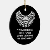 RUTH BADER GINSBURG Rbg Keramik Ornament (Rechts)