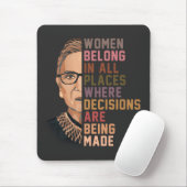 Ruth Bader Ginsburg RBG Mousepad (Mit Mouse)