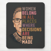 Ruth Bader Ginsburg RBG Mousepad (Vorne)