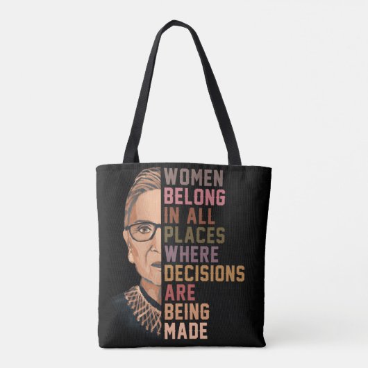 Ruth Bader Ginsburg RBG Tasche (Rückseite)