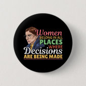 Ruth Bader Ginsburg Richterin Button (Vorderseite)