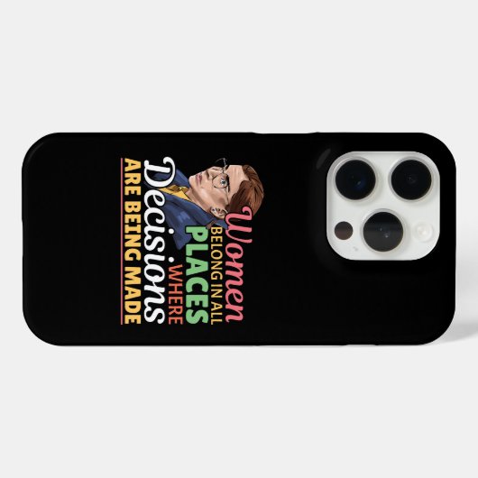 Ruth Bader Ginsburg Richterin Case-Mate iPhone Hülle (Rückseite (Horizontal))