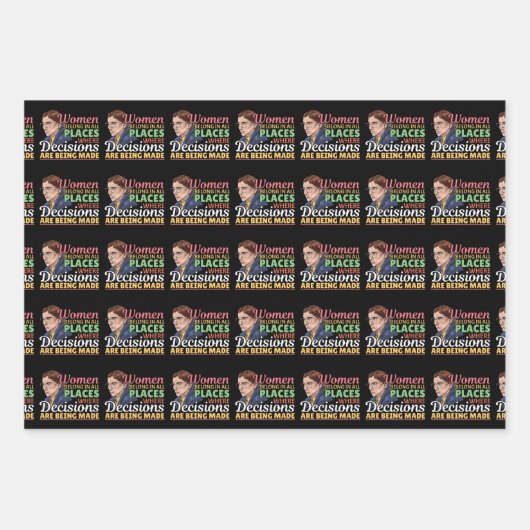 Ruth Bader Ginsburg Richterin Geschenkpapier Set (Vorderseite)