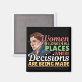 Ruth Bader Ginsburg Richterin Magnet (Vorderseite/Rückseite)