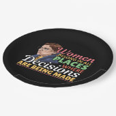 Ruth Bader Ginsburg Richterin Pappteller (Schrägansicht)