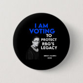 Ruth Bader Ginsburg&#';s Legacy Vote Biden 2020 Button (Vorderseite)