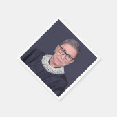 Ruth Bader Ginsburg Serviette (Ecke)
