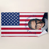 Ruth Bader Ginsburg Strandtuch (Vorderseite)