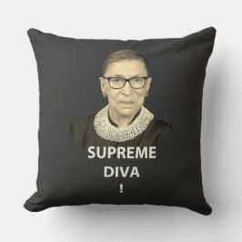 Ruth Bader Ginsburg Supreme Diva Tinted Kissen