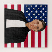 Ruth Bader Ginsburg USA-Flagge Puzzle (Horizontal)