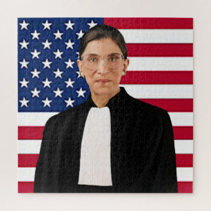 Ruth Bader Ginsburg USA-Flagge Puzzle