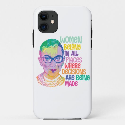 Ruth Bader Ginsburg Women gehören an allen Orten Case-Mate iPhone Hülle (Rückseite)