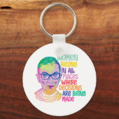 Ruth Bader Ginsburg Women gehören an allen Orten Schlüsselanhänger (Rückseite)
