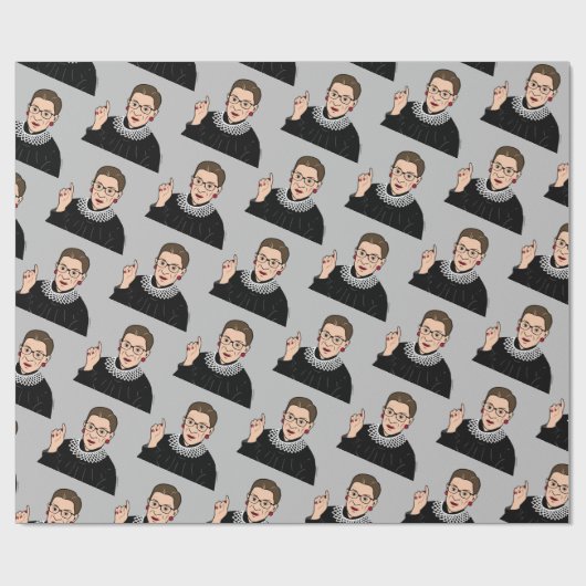 RUTH BADER GINSBURG Wrapping Paper Geschenkpapier (Flach)