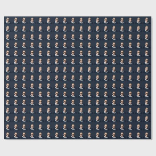 Ruth Bader Ginsburg Wrapping Paper Geschenkpapier (Flach)