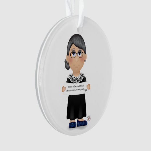 Ruth Bader Ginsburg Zitat 1 Ornament (Vorderseite)