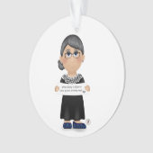 Ruth Bader Ginsburg Zitat 1 Ornament (Vorderseite)