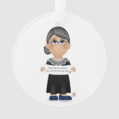 Ruth Bader Ginsburg Zitat 1 Ornament (Vorderseite)
