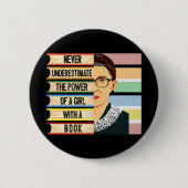 Ruth Bader Ginsburg Zitat Button (Vorderseite)