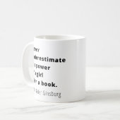 Ruth Bader Ginsburg Zitat Kaffeetasse (Vorderseite Links)