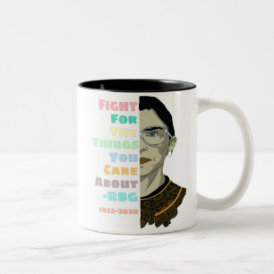Ruth Bader Ginsburg Zitat Zweifarbige Tasse