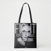 Ruth- Bader Ginsburgkampf für die Sachen, die Sie Tasche (Vorderseite)