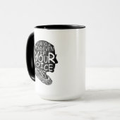 Ruth Bader spricht Ihre Meinung, selbst wenn Ihre  Tasse (Vorderseite Links)