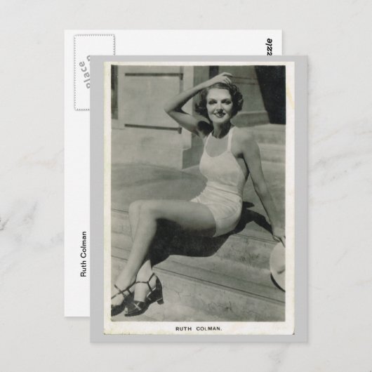 Ruth Colman Postkarte (Vorne/Hinten)