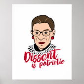 Ruth - Dissent ist Patriotic — Poster (Vorne)