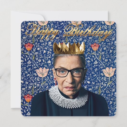 Ruth Ginsburg mit Medway Tapestry (Vorderseite)