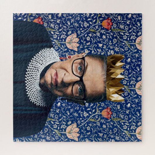 Ruth Ginsburg mit Medway Tapestry Puzzle (Horizontal)