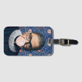 Ruth Ginsburg Pink gum Medway Tapestry Gepäckanhänger (Vorderseite (Horizontal))