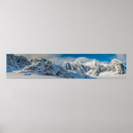 Ruth Glacier Denali Nationalpark Pano Poster