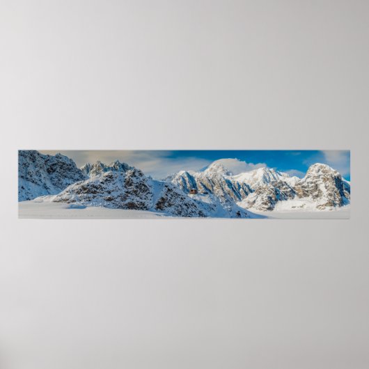Ruth Glacier Denali Nationalpark Pano Poster (Vorne)