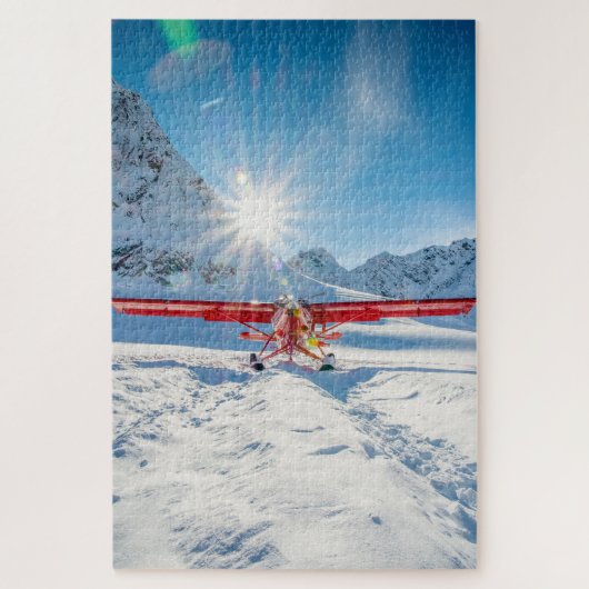 Ruth Glacier Denali Nationalpark Puzzle (Vertikal)
