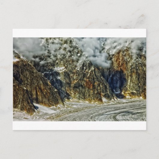 Ruth Glacier in Alaska Postkarte (Vorderseite)
