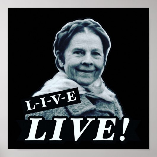 Ruth Gordon Harold und Maude LIVE Poster (Vorne)