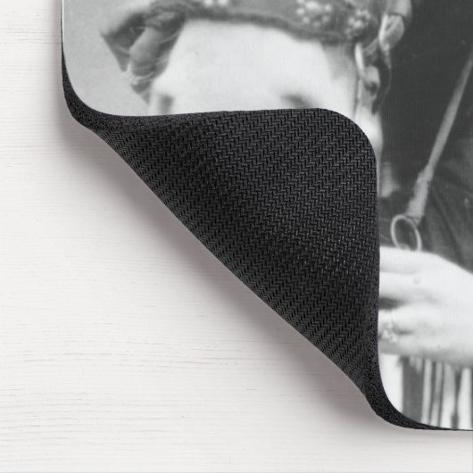 Ruth-Hinterwelle und ihr Pferd Mousepad (Ecke)