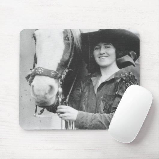 Ruth-Hinterwelle und ihr Pferd Mousepad (Mit Mouse)