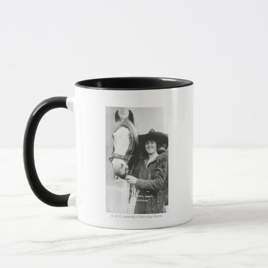 Ruth-Hinterwelle und ihr Pferd Tasse (Links)