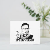 Ruth - I Dissent Postkarte (Stehend Vorderseite)