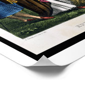 Ruth im Feld Boaz, aus einer Bibel, gedruckt von Poster (Ecke)