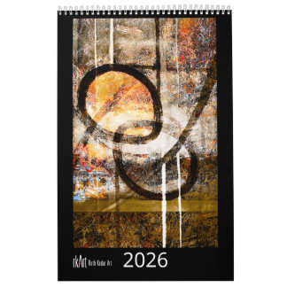 Ruth Kedar Art Calendar 2026 in Black Kalender
