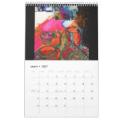 Ruth Kedar Kunstkalender 2026 in Schwarz Kalender (Mär 2027)