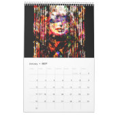 Ruth Kedar Kunstkalender 2026 in Schwarz Kalender (Jan 2027)
