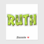 Ruth Name Kiwi Design Aufkleber Sticker (Blatt)