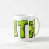 Ruth Name Kiwi Style Tasse Teetasse Kaffeetasse (VorderseiteRechts)