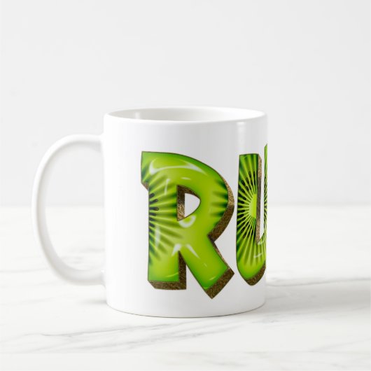 Ruth Name Kiwi Style Tasse Teetasse Kaffeetasse (Links)