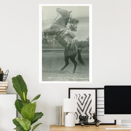 Ruth Roach über Tony, Cheyenne, Wyoming. Poster (Heimbüro)